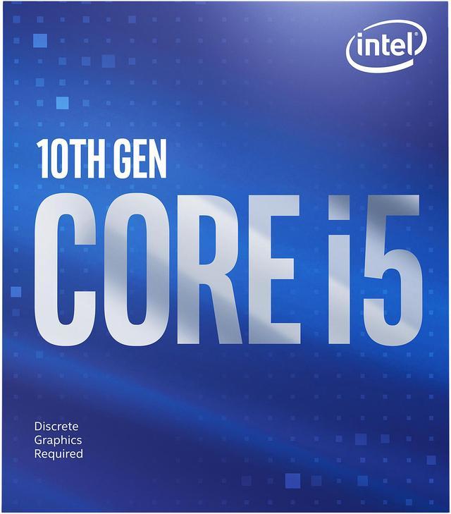 Intel Core i5-10400F - Core i5 10th Gen Comet Lake 6-Core 2.9 GHz LGA 1200  65W None Integrated Graphics Desktop Processor - BX8070110400F