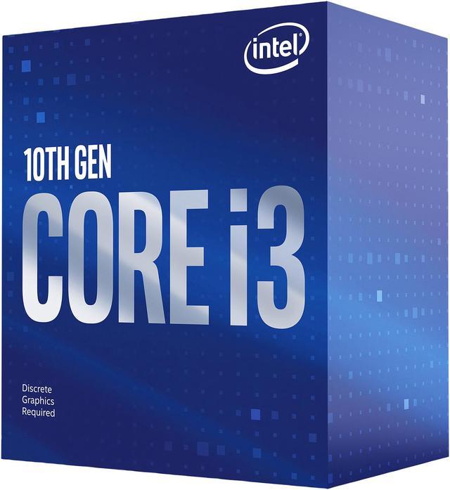Intel Core i3-10100F - Core i3 10th Gen Comet Lake Quad-Core 3.6 GHz LGA  1200 65W None Integrated Graphics Desktop Processor - BX8070110100F