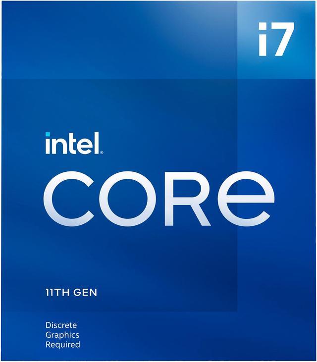 Intel Core i7-11700F - Core i7 11th Gen Rocket Lake 8-Core 2.5 GHz LGA 1200  65W None Integrated Graphics Desktop Processor - BX8070811700F