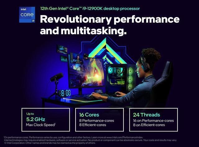 Alt view image 2 of 2 - Intel Core i9-12900K - Core i9 12th Gen Alder Lake 16-Core (8P+8E) 3.2 GHz LGA 1700 125W Intel UHD Graphics 770 Desktop Processor - BX8071512900K