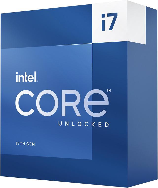 Intel Core i7-13700K - Core i7 13th Gen Raptor Lake 16-Core (8P+8E) P-core  Base Frequency: 3.4 GHz E-core Base Frequency: 2.5 GHz LGA 1700 125W Intel 