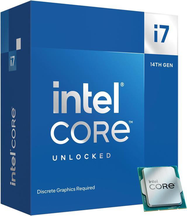 Intel Core i7-14700KF - 14th Gen 20-Core (8P+12E) LGA 1700 125W None  Integrated Graphics Desktop Processor - Boxed - BX8071514700KF