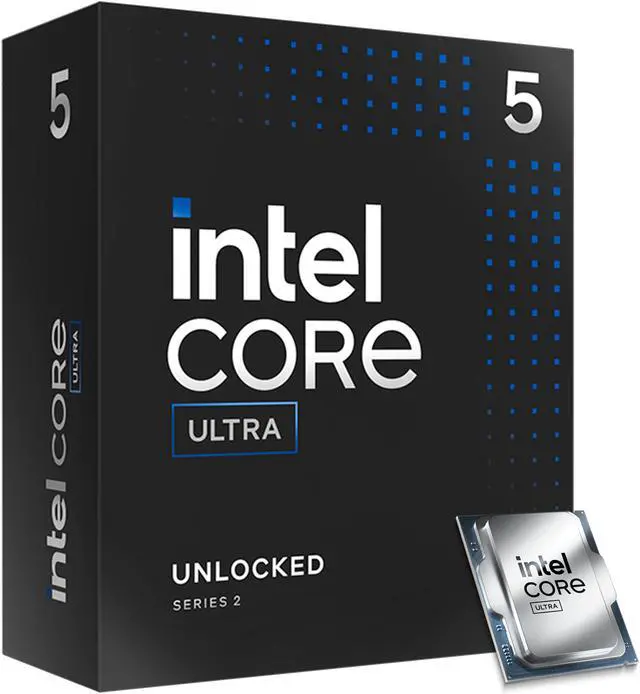 Alt view image 2 of 9 - Intel Core Ultra 5 245K - Core Ultra 5 (Series 2) Arrow Lake 14-Core (6P+8E), LGA 1851, 125W Desktop Processor - BX80768245K