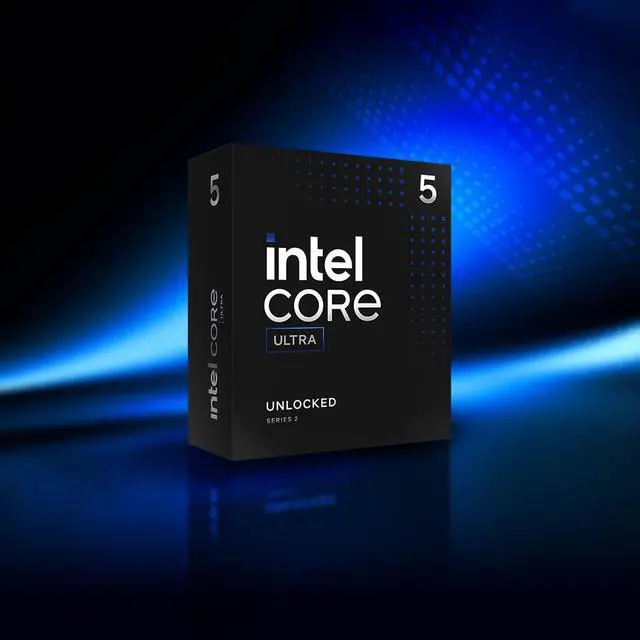 Alt view image 5 of 9 - Intel Core Ultra 5 245K - Core Ultra 5 (Series 2) Arrow Lake 14-Core (6P+8E), LGA 1851, 125W Desktop Processor - BX80768245K