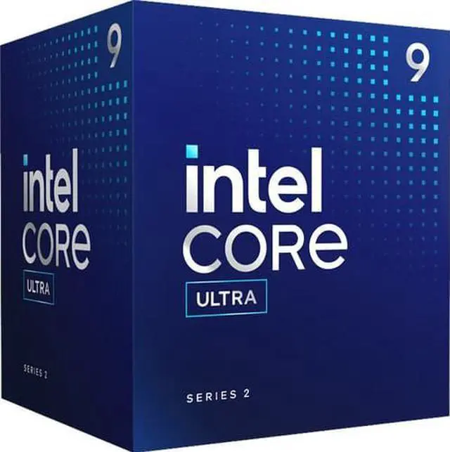 Main image of Intel Core Ultra 9 285 - Core Ultra 9 (Series 2) Arrow Lake 24-Core (8P+16E) Performance-core Base Frequency: 2.5 GHz Efficient-core Base Frequency: 1.9 GHz LGA 1851 65W Intel Graphics Desktop CPU Processor - BX80768285