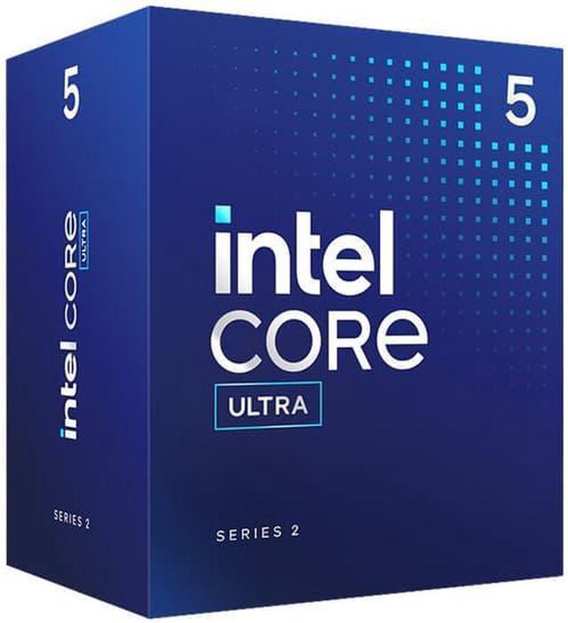 Main image of Intel Core Ultra 5 225 - Core Ultra 5 (Series 2) Arrow Lake 10-Core (6P+4E) Performance-core Base Frequency: 3.3 GHz Efficient-core Base Frequency: 2.7 GHz LGA 1851 65W Intel Graphics Desktop CPU Processor - BX80768225