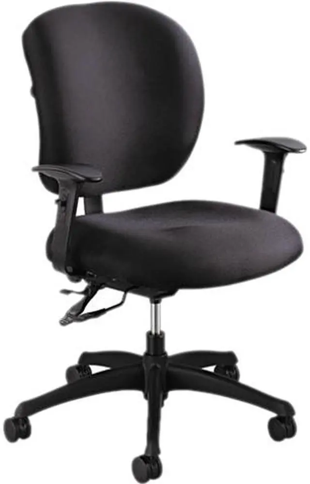 Main image of Safco Alday Series Intensive Use Chair 100% Polyester Back/100% Polyester Seat Black 3391BL