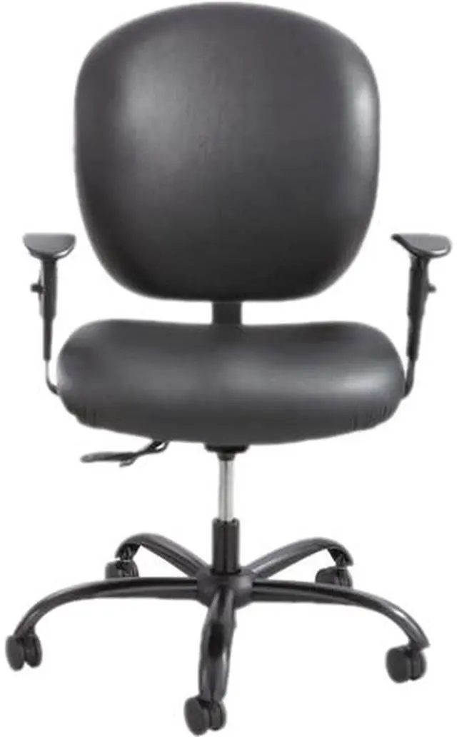 Main image of Alday Series Intensive Use Chair, Vinyl Back, Vinyl Seat, Black