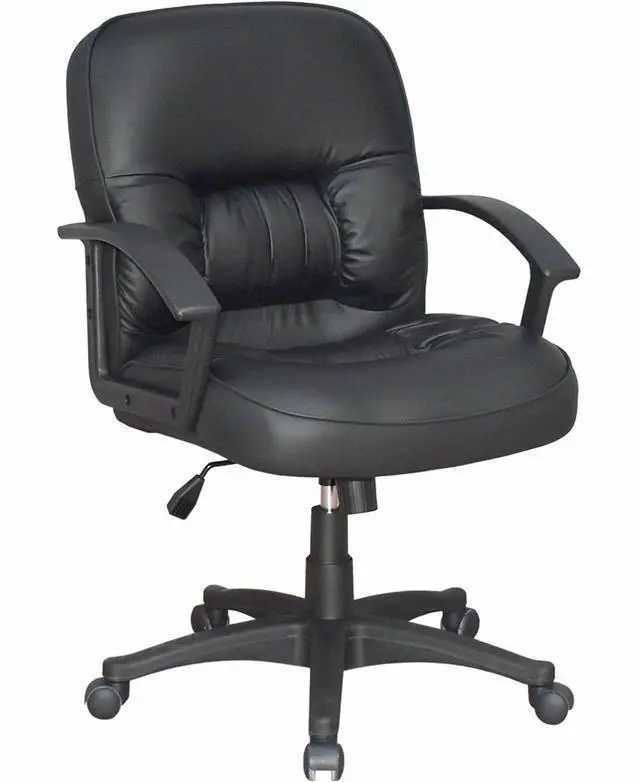 Main image of Lorell Tufted Managerial Mid-Back Office Chair (LLR60115)