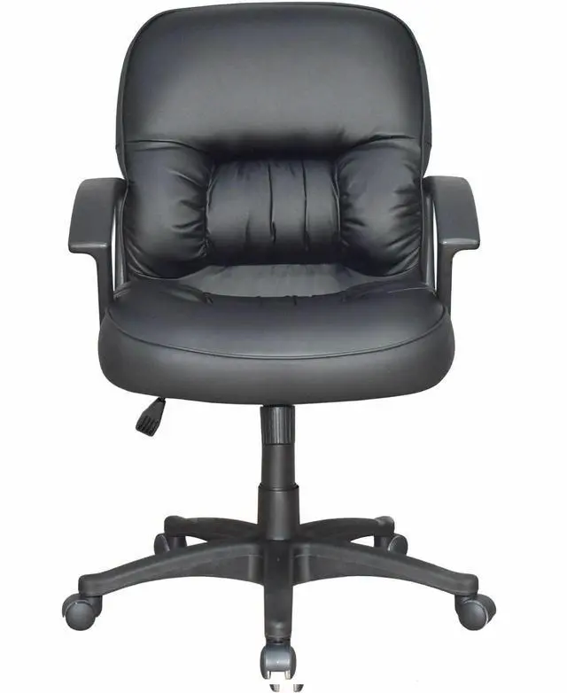 Alt view image 3 of 3 - Lorell Tufted Managerial Mid-Back Office Chair (LLR60115)