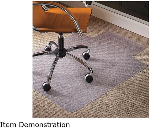 Main image of Es Robbins Natural Origins Chair Mat With Lip For Carpet 45 x 53 Clear 141042