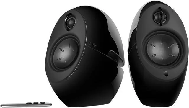 Alt view image 2 of 6 - Edifier e25 Luna Eclipse Bluetooth 2.0 Speaker Set with Bass Radiators - Black