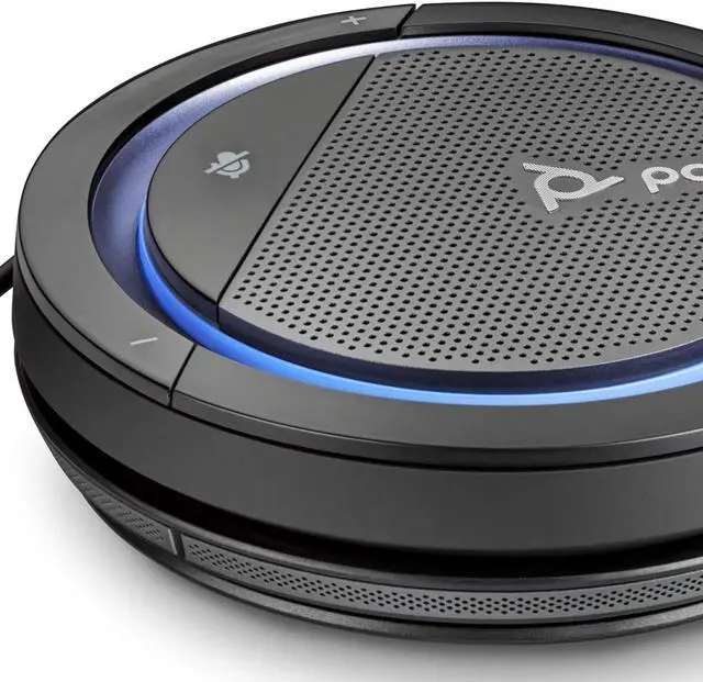 Alt view image 5 of 5 - Poly Calisto 5300 Personal Bluetooth Speakerphone (Plantronics) - Connect to PC/Mac via USB-A and Cell Phone via Bluetooth - Works with Teams, Zoom, and More