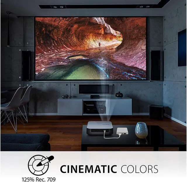 Alt view image 6 of 8 - ViewSonic M2e 1080p Projector with 1000 LED Lumens, Bluetooth Speakers, USB C and Wi-Fi
