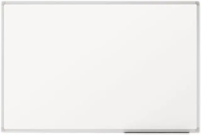 Main image of Dry Erase Board, Melamine Surface, 36 x 24, Aluminum Frame