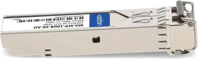 Alt view image 6 of 8 - Cisco Meraki® MA-SFP-10GB-SR Compatible TAA 10GBase-SR SFP+ Transceiver (MMF, 850nm, 300m, LC, DOM)