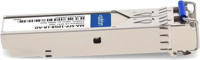 Alt view image 6 of 8 - Cisco Meraki® MA-SFP-10GB-LR Compatible TAA 10GBase-LR SFP+ Transceiver (SMF, 1310nm, 10km, LC, DOM)