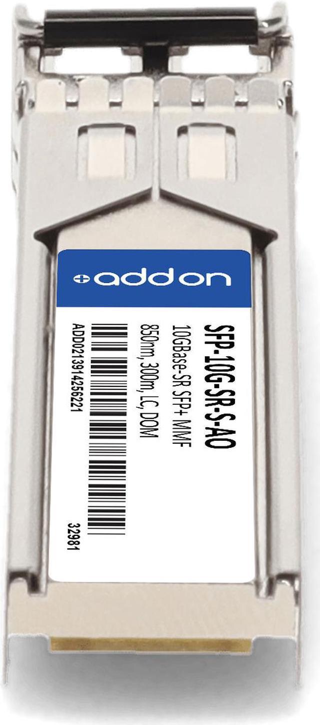 Alt view image 4 of 8 - Cisco® SFP-10G-SR-S Compatible TAA 10GBase-SR SFP+ Transceiver (MMF, 850nm, 300m, LC, DOM)
