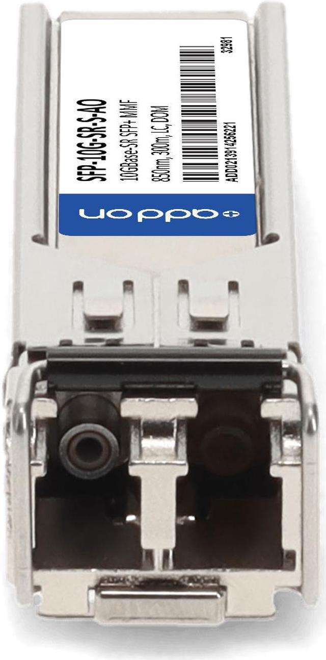 Alt view image 8 of 8 - Cisco® SFP-10G-SR-S Compatible TAA 10GBase-SR SFP+ Transceiver (MMF, 850nm, 300m, LC, DOM)