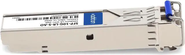 Alt view image 6 of 8 - Cisco® SFP-10G-LR-S Compatible TAA 10GBase-LR SFP+ Transceiver (SMF, 1310nm, 10km, LC, DOM)