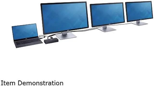 Alt view image 5 of 5 - DELL PERIPHERALS D3100 ULTRAHD DOCKING STATION D3100