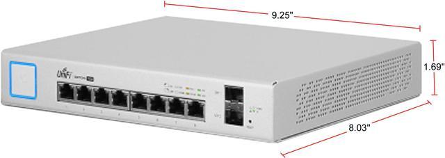 Ubiquiti US-8-150W-US Managed PoE+ Gigabit Switch with SFP