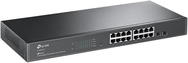 Alt view image 2 of 3 - TP-Link TL-SG2218 | 16 Port Gigabit Smart Managed Switch, 2 SFP Slots | Omada SDN Integrated | IPv6 | Static Routing | L2/L3/L4 QoS, IGMP & LAG | Limited Lifetime Protection
