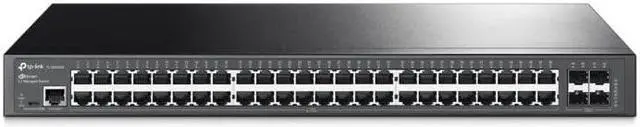 Main image of TP-Link TL-SG3452 | 48 Port Gigabit Switch, 4 SFP Slots Omada L2+ Smart Managed | IPv6 | Static Routing | L2/L3/L4 QoS, IGMP & LAG | Limited Lifetime Protection