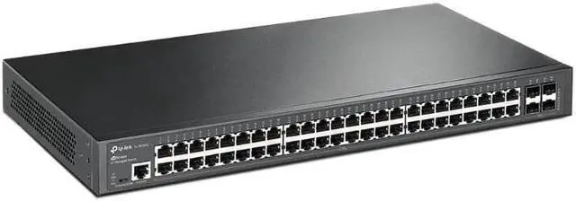 Alt view image 2 of 7 - TP-Link TL-SG3452 | 48 Port Gigabit Switch, 4 SFP Slots Omada L2+ Smart Managed | IPv6 | Static Routing | L2/L3/L4 QoS, IGMP & LAG | Limited Lifetime Protection
