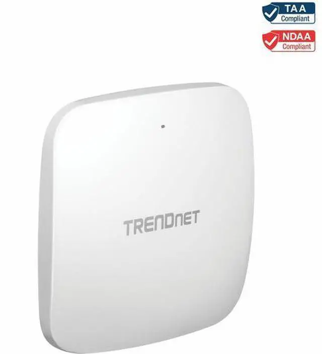 Main image of TRENDnet AX3000 Dual Band WiFi 6 PoE+ Access Point, TEW-923DAP, 1 x 2.5GBASE-T PoE+ LAN Port, OFDMA and MU-MIMO Technology, 2402Mbps (5Ghz), 573Mbps (2.4Ghz), WPA3 Ecryption, White