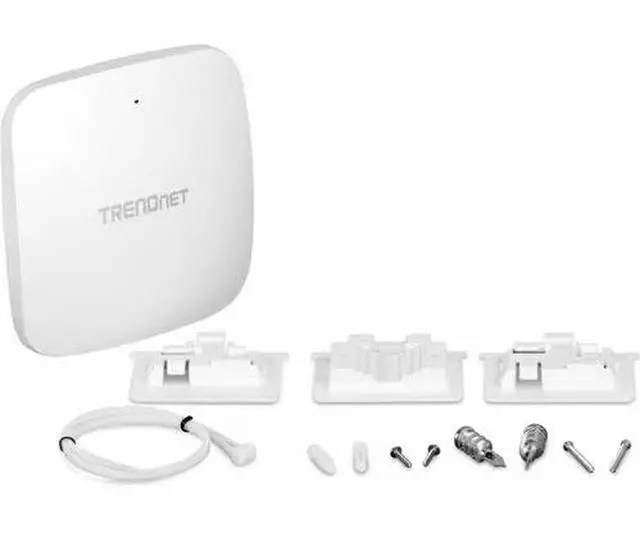 Alt view image 4 of 10 - TRENDnet AX3000 Dual Band WiFi 6 PoE+ Access Point, TEW-923DAP, 1 x 2.5GBASE-T PoE+ LAN Port, OFDMA and MU-MIMO Technology, 2402Mbps (5Ghz), 573Mbps (2.4Ghz), WPA3 Ecryption, White