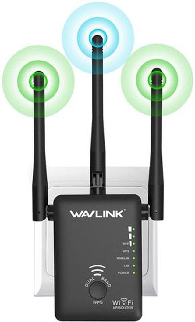 Wavlink AC750 Dual Band WIFI Range Extender Universal Wireless 