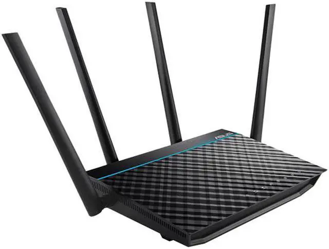 Alt view image 2 of 6 - ASUS Wireless-AC1700 Dual Band Gigabit Router (Up to 1700 Mbps) with USB 3.0 (RT-ACRH17)