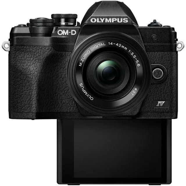 Alt view image 3 of 8 - OM System OM-D E-M10 Mark IV 20.3 Megapixel Mirrorless Camera with Lens - 0.55" - 1.65" (Black)