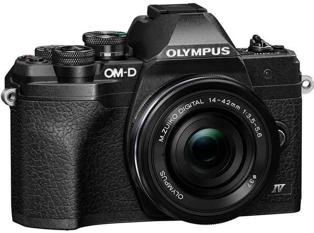 Alt view image 2 of 8 - OM System OM-D E-M10 Mark IV 20.3 Megapixel Mirrorless Camera with Lens - 0.55" - 1.65" (Black)
