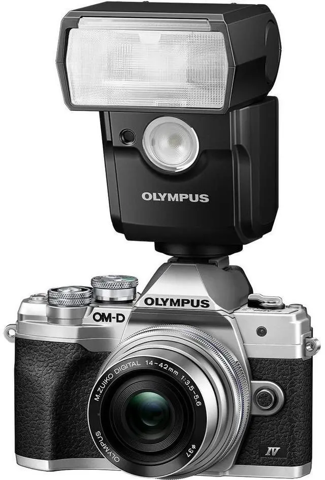 Alt view image 14 of 17 - OM System OM-D E-M10 Mark IV 20.3 Megapixel Mirrorless Camera with Lens (Silver)