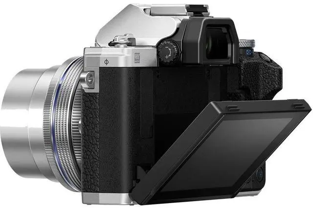 Alt view image 9 of 17 - OM System OM-D E-M10 Mark IV 20.3 Megapixel Mirrorless Camera with Lens (Silver)