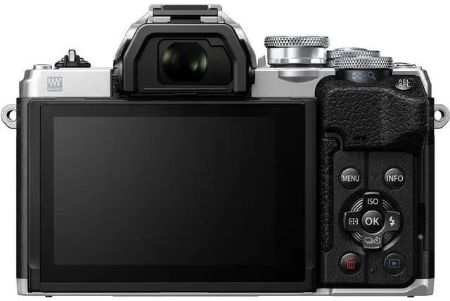 Alt view image 6 of 17 - OM System OM-D E-M10 Mark IV 20.3 Megapixel Mirrorless Camera with Lens (Silver)