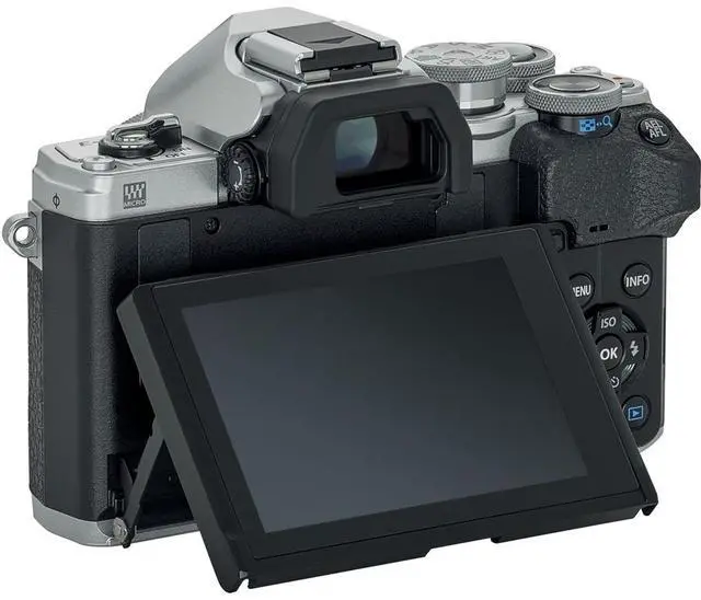 Alt view image 8 of 17 - OM System OM-D E-M10 Mark IV 20.3 Megapixel Mirrorless Camera with Lens (Silver)