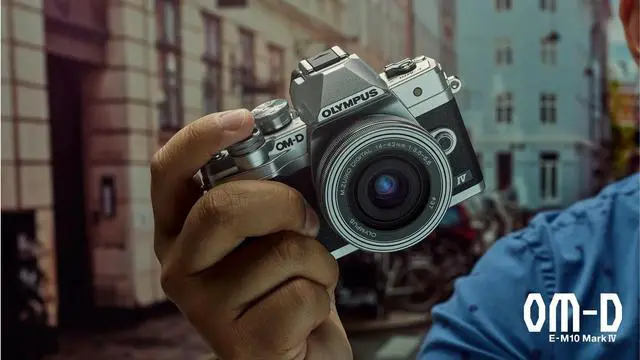 Alt view image 11 of 11 - Olympus OM-D E-M10 Mark IV Camera Body (Black)
