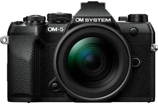 Main image of Olympus OM SYSTEM OM-5 Mark II Mirrorless Camera - Black with ED 12-45mm f/4 PRO Lens  V210071BU000