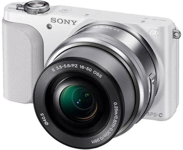 Main image of Sony Alpha NEX-3NL/W Mirrorless Digital Camera with 16-50mm Lens (White)