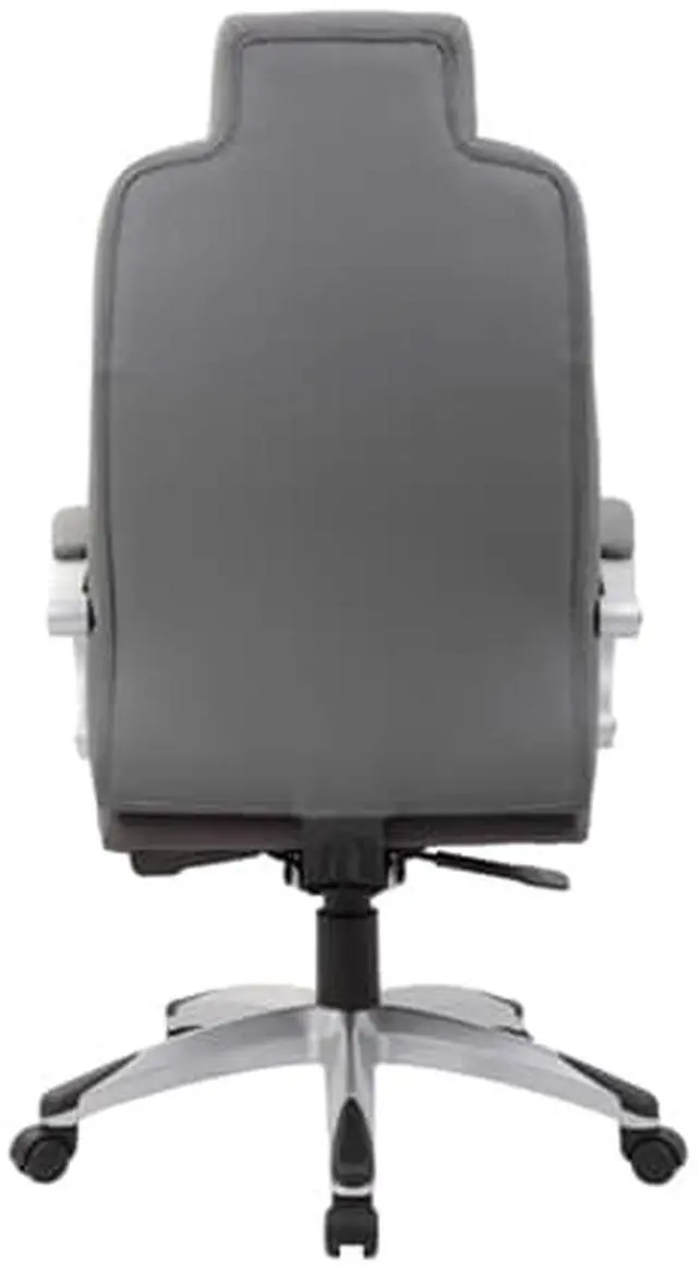Alt view image 5 of 6 - Boss Hinged Arm Executive Chair With Synchro-Tilt, Grey