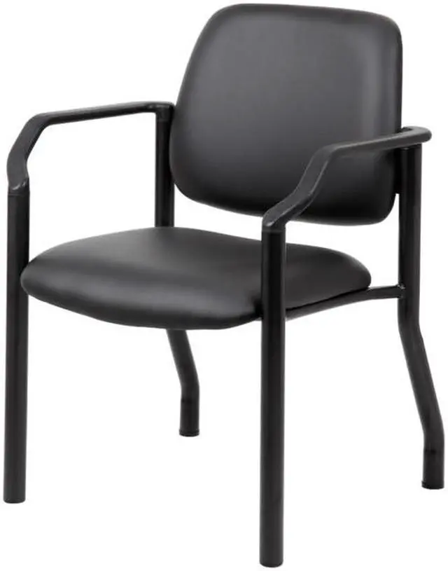 Alt view image 2 of 6 - Boss Antimicrobial Guest Chair, 300 lb. Weight Capacity