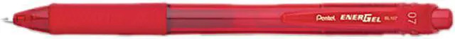 Main image of Pentel EnerGel-X Retractable Liquid Gel Pen Dozen
Medium Pen Point Type - 0.7 mm Pen Point Size - Red Ink - Red Barrel