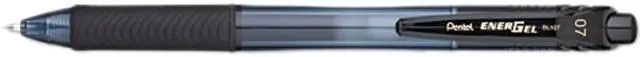 Main image of Pentel EnerGel-X Retractable Roller Gel Pen .7mm Black Barrel/Ink Dozen BL107A