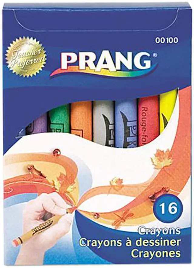 Main image of Prang Crayons Made with Soy, 16 Colors/Box 00100
