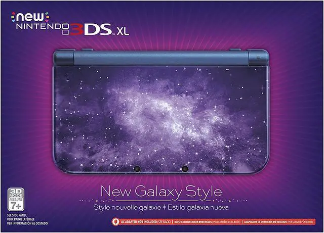 Alt view image 4 of 4 - Nintendo REDSUBAA 3DS XL New Galaxy Style - Blue Galaxy