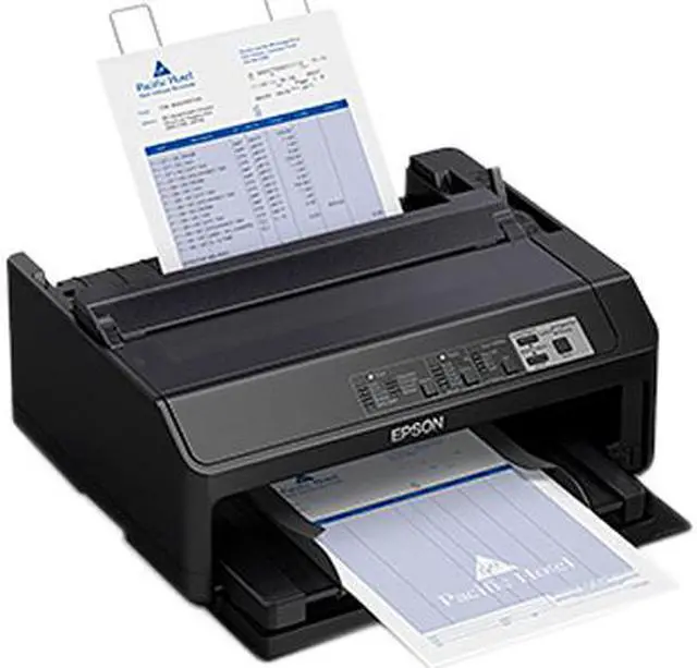 Alt view image 4 of 4 - Epson LQ-590II Monochrome Dot Matrix Printer