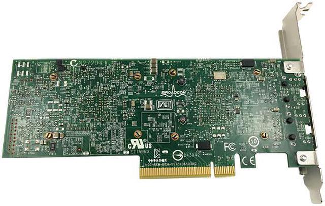 Alt view image 3 of 3 - Dell Broadcom Dual Port 10GB CNA 57810S W1GCR Converged Network Adapter